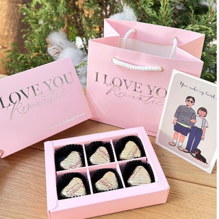 Socola Valentine tim vàng các mẫu mới nhất