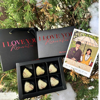 Socola Valentine tim vàng các mẫu mới nhất