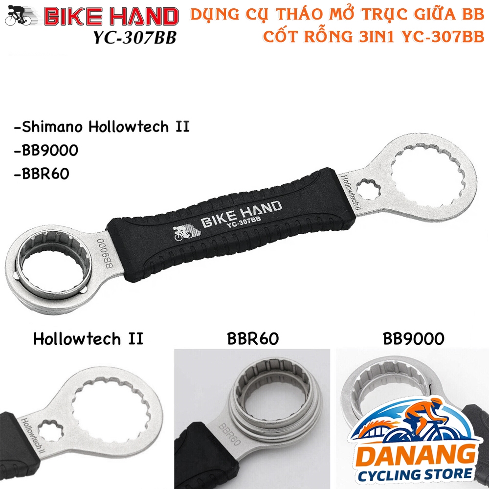 Dụng Cụ Tháo BB Trục Giữa Cốt Rỗng Hollowtech II Xe Đạp BIKE HAND YC-307BB (3 in 1)