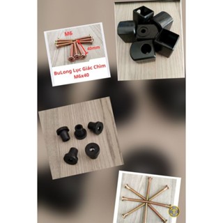 Phụ kiện ghế Camping, Nút nhựa chụp đầu ống, Nút gắn thanh ngang, nút chân ghế camping, vít