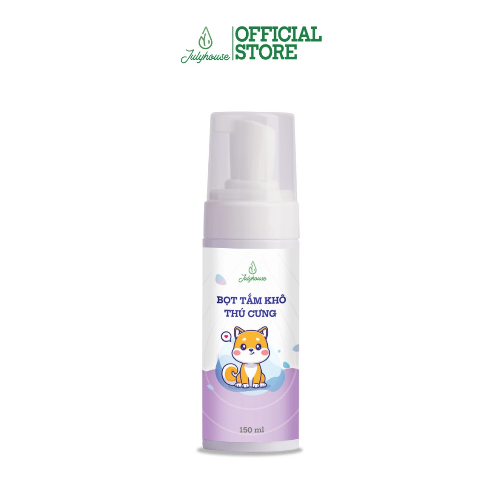 CHAI 150ML BỌT TẮM KHÔ THÚ CƯNG JULYHOUSE - YOOSOO MALL