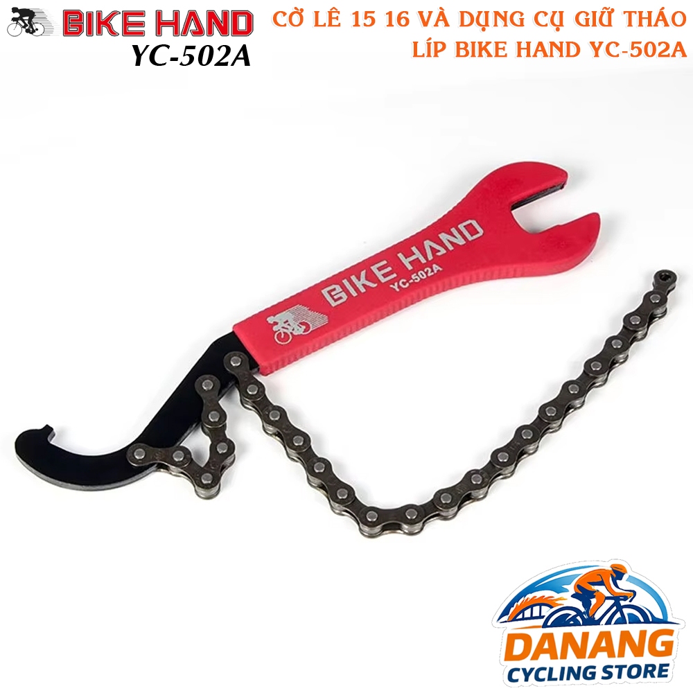 Cờ Lê 15, 16 & Dụng Cụ Giữ Tháo Líp Xe Đạp Bike Hand YC-502A – Chính Hãng