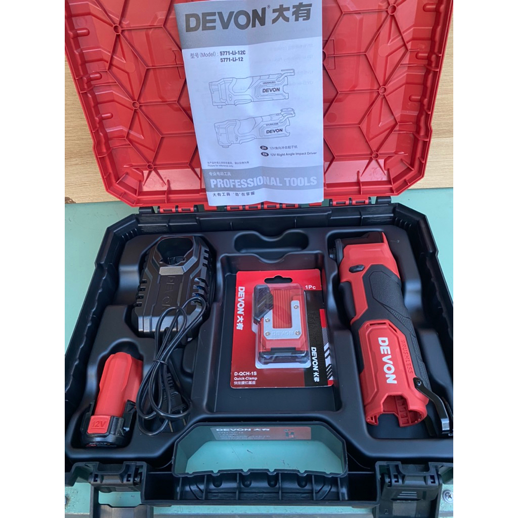 Máy bắn vít góc 12V DEVON 5771 chính hãng