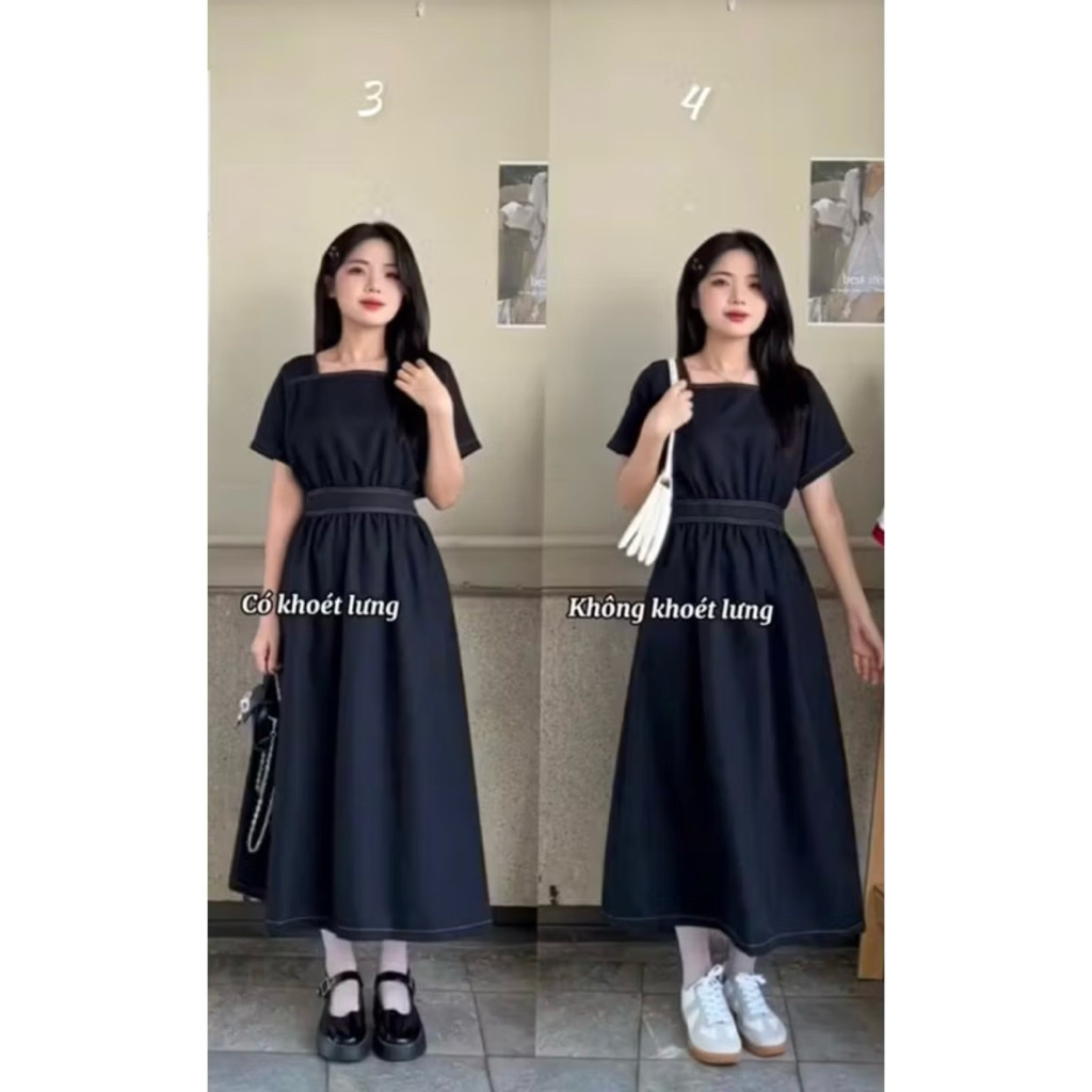 Pass đầm dài đen Elly dress size L Julie House