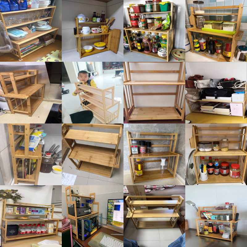 Kệ để đồ kệ lưu trữ kệ gia vị nhà bếp tiết kiệm không gian tổ chức lưu trữ đồ dùng nấu ăn chống ẩm | BigBuy360 - bigbuy360.vn