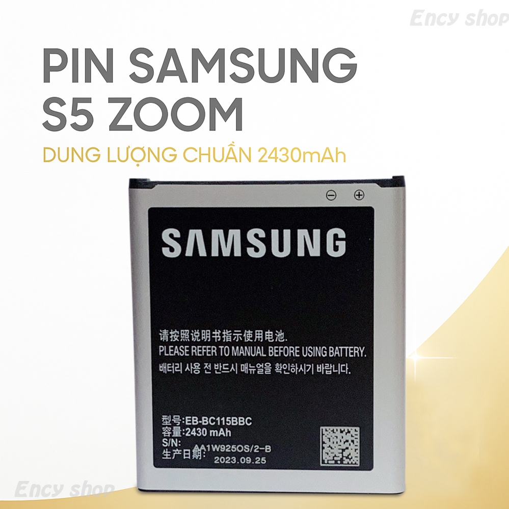 Pin Samsung S5 Zoom, Samsung Galaxy K Zoom, Samsung Galaxy zoom-2 chính hãng