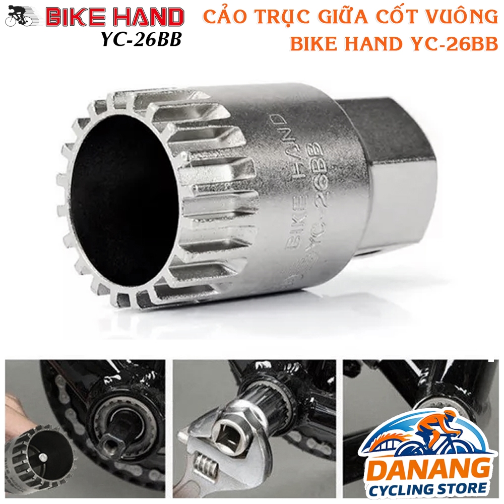 Cảo Tháo Mở Trục Giữa Cốt Vuông Xe Đạp Bike Hand YC-26BB