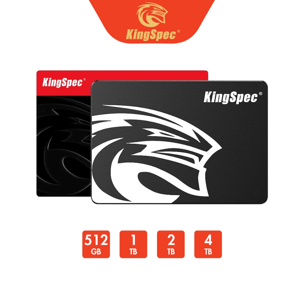 SSD KingSpec 2.5 4TB / 2TB / 1TB / 512GB SATA3 [ P3 - Series ] - Hàng Chính Hãng