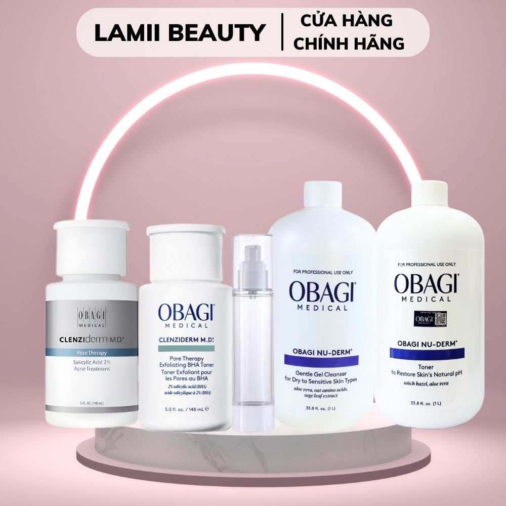 [LINK TỔNG OBAGI] Toner OBAGI Clenzider BHA / Nước hoa hồng cân bằng da Nu-Derm Toner/ Sữa rửa mặt G