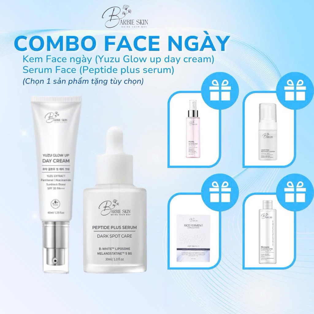 COMBO FACE NGÀY BARBIE SKIN