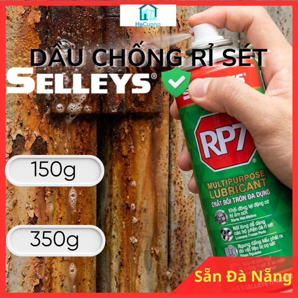 [Đà Nẵng] Dầu RP7 bôi trơn /chống rỉ sét chính hãng (150g,350g)