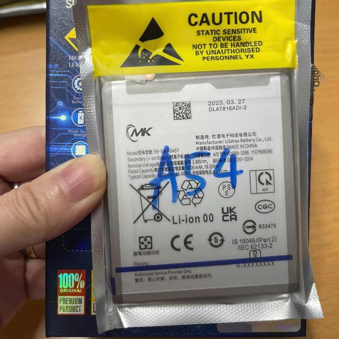 Pin thay thế cho Samsung A25, A35, A34-5G, A54-5G, EB-BA546ABY / Oppo A59/ F1S,Model BLP601 /dung lư