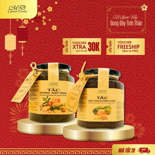 [HOẢ TỐC] [GIFTSET] Tắc Mật Ong Đường Phèn - Tắc Gừng Mật Ong MD Green Foods Kèm Hộp Giấy
