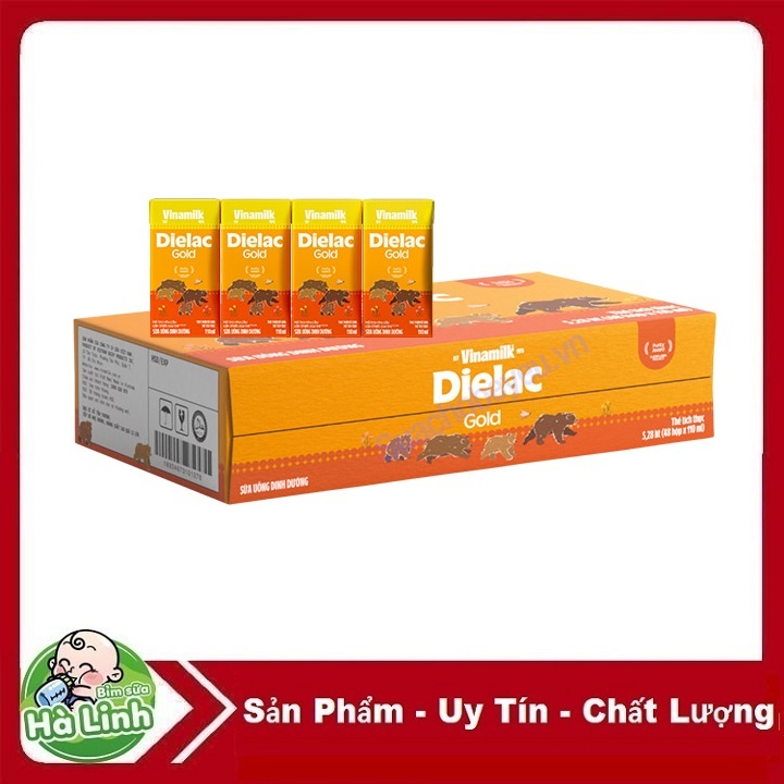 Thùng 48 hộp Dielac Gold 110ml Pha Sẵn.