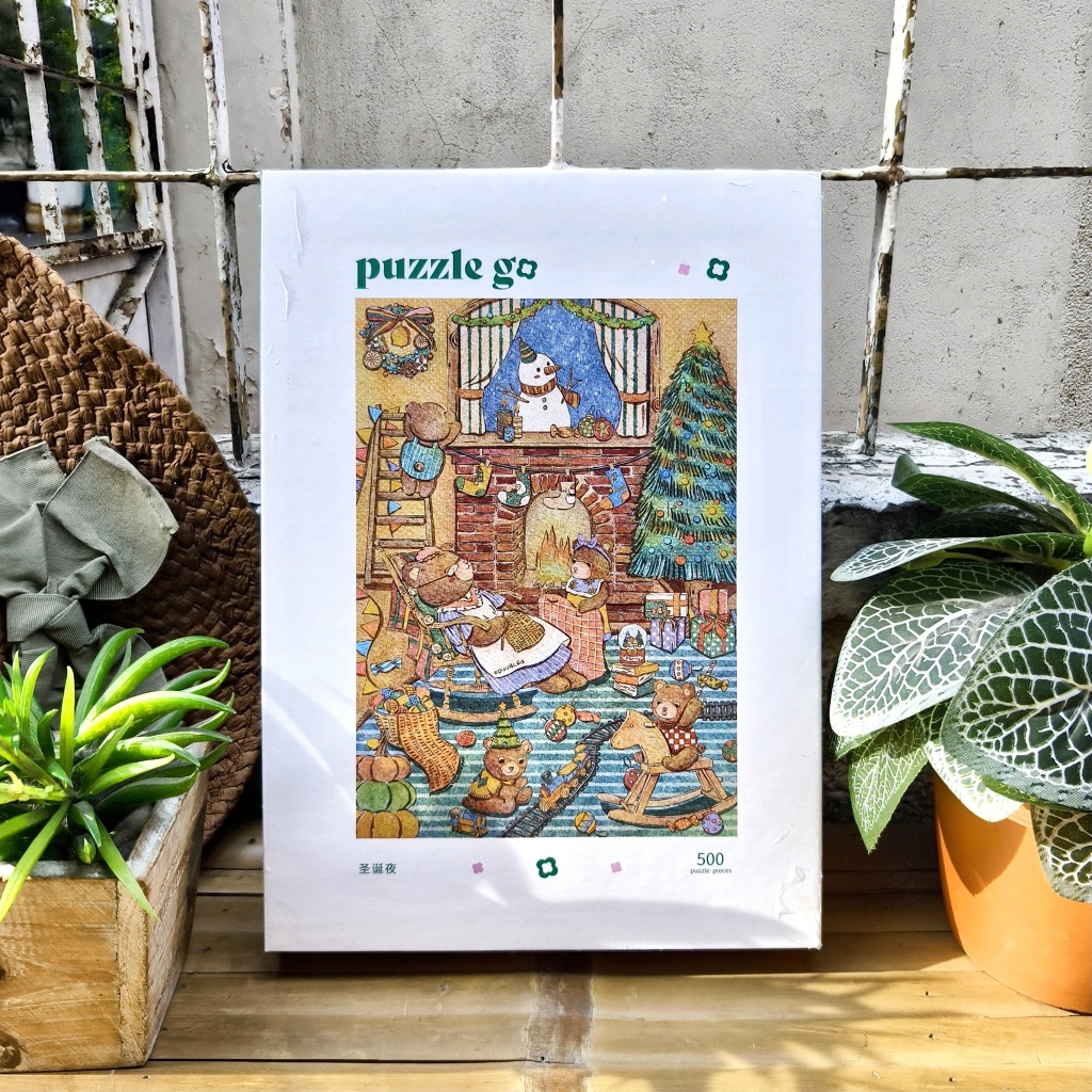 (Có sẵn) Tranh ghép hình puzzle 500 mảnh "Christmas eve", PuzzleGo