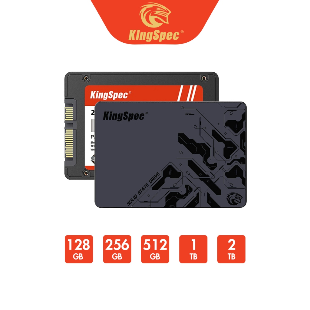 Ổ cứng SSD KingSpec 2.5 SATA III 6GB/s TLC 3D NAND Flash [ V5 - Series ] - Hàng Chính Hãng