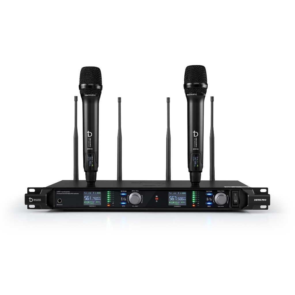 MICRO KHÔNG DÂY CAO CẤP DBACOUSTIC DB750 PRO