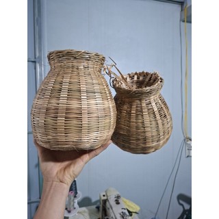 Giỏ cá tre decor - Đạo cụ múa, trang trí nhà cửa, chụp ảnh (Mây tre đan thủ công)
