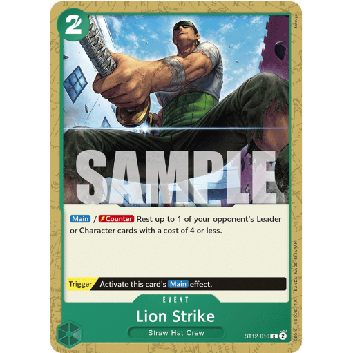 [Thẻ bài OnePiece] ST12-016 | C | EVENT Lion Strike