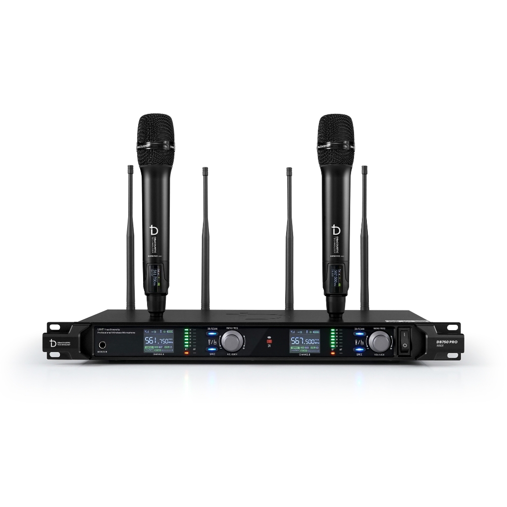 MICRO KHÔNG DÂY CHUYÊN NGHIỆP –  DBACOUSTIC DB750PRO MKII