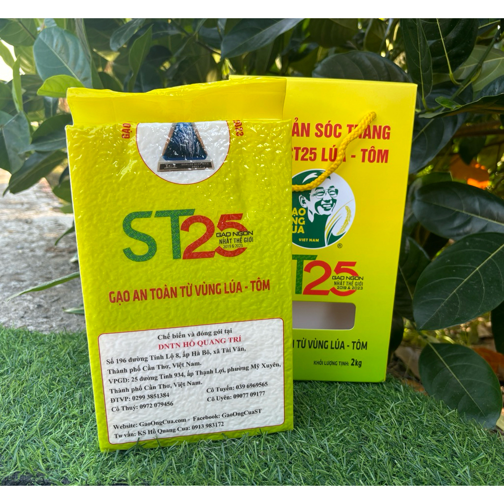 Gạo ST25 Ông Cua Lúa Tôm 2Kg