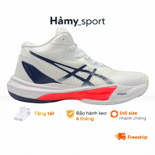 (SKY3)Giày bóng chuyền cổ cao nam nữ s.ky 03   form đẹp,nhẹ,êm bám sân,bền bỉ,chẩn size,bảo hành 6 tháng