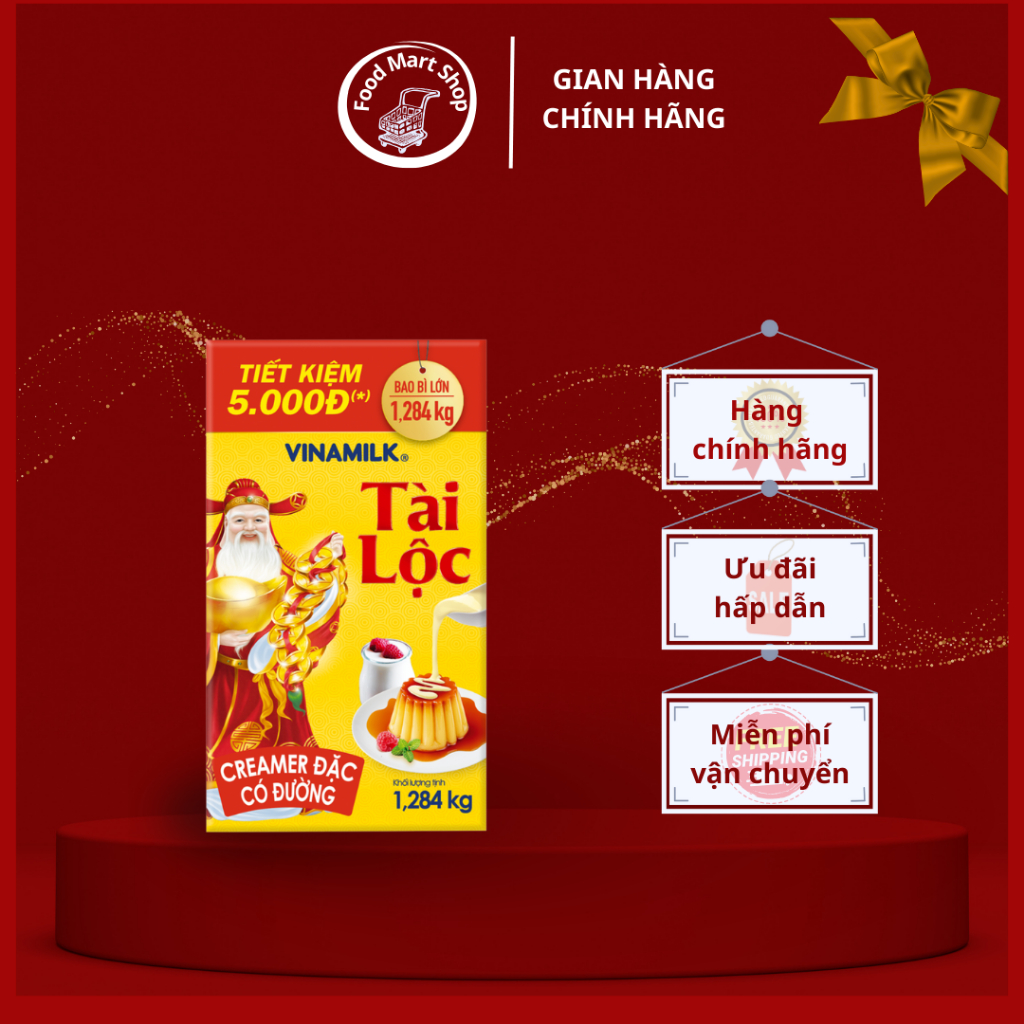 Sữa đặc Vinamilk Tài Lộc (hộp 1284g)