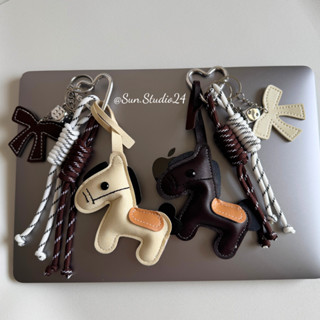 [SC94] Charm Đeo Túi Xách Ngựa Da PU Dễ Thương, Móc Treo Túi Xách Ngựa Dễ Thương