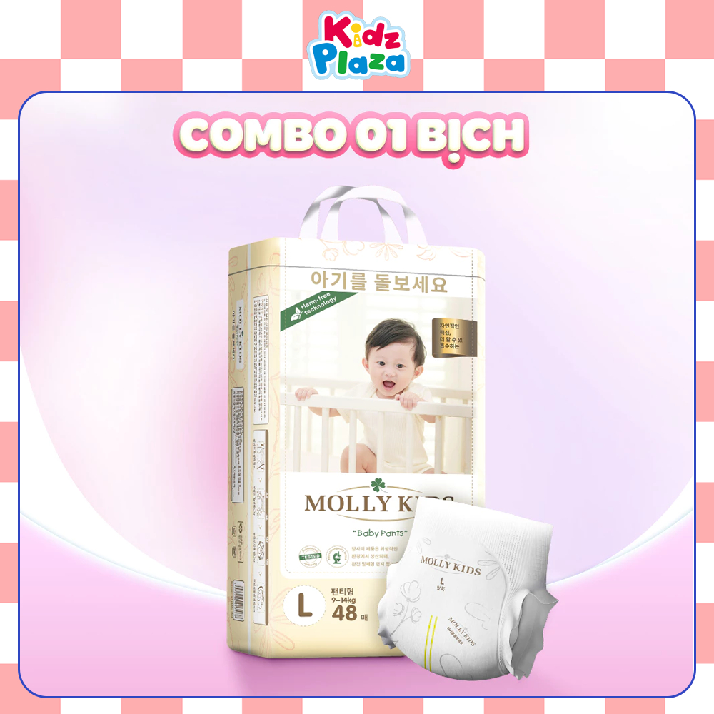 Tã Bỉm Dán/ Quần MOLLY KIDS Cao Cấp Cho Bé