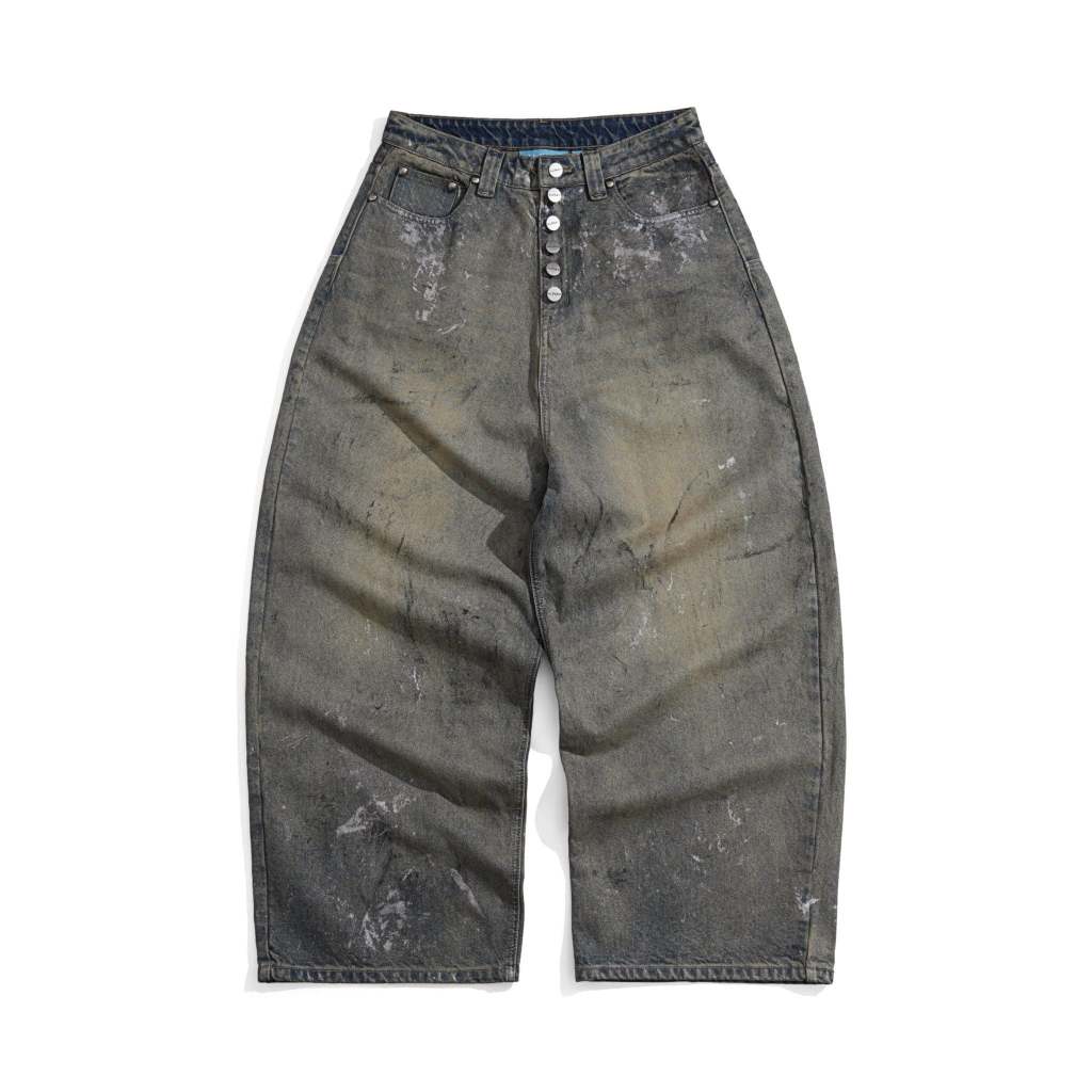 QUẦN "ALFAER" CORAL WASHED BAGGY JEANS