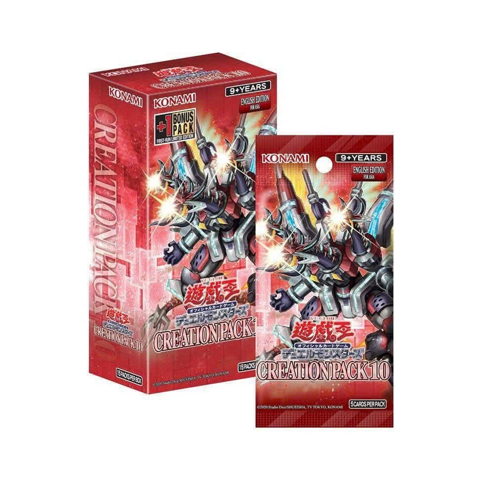 [Hộp Thẻ Bài Yugioh Chính Hãng] Booster Box - Pack Yugioh Creation Pack 10 - CR10 (AE)