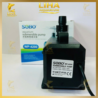 Máy Bơm Nước Sobo WP4200 (55W-3000L/H-2.5M) - Máy Bơm Hút Cặn Cho Hồ Cá