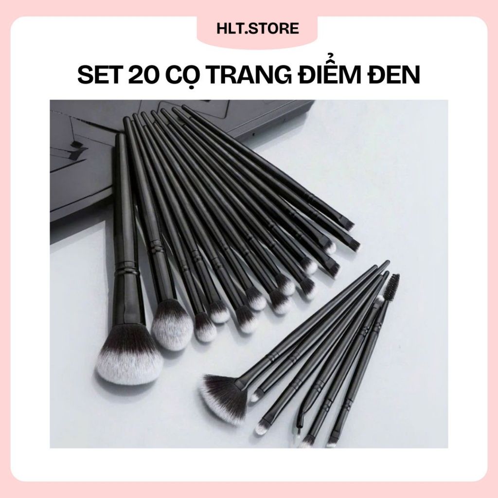 Set 20 Cọ Trang Điểm HLT.STORE Lông Cọ Êm Ái Đa Năng Vượt Trội