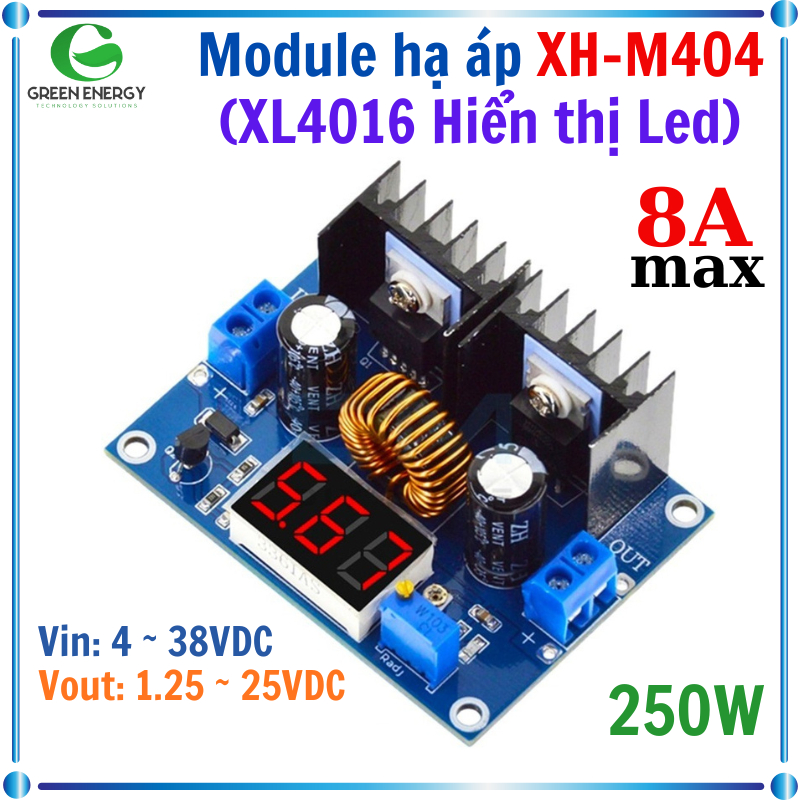 Mạch Hạ Áp Buck DC-DC LM2596S(3A) XL4015(5A) XL4016(8A) XH-M401(8A) XH-M404(8A)