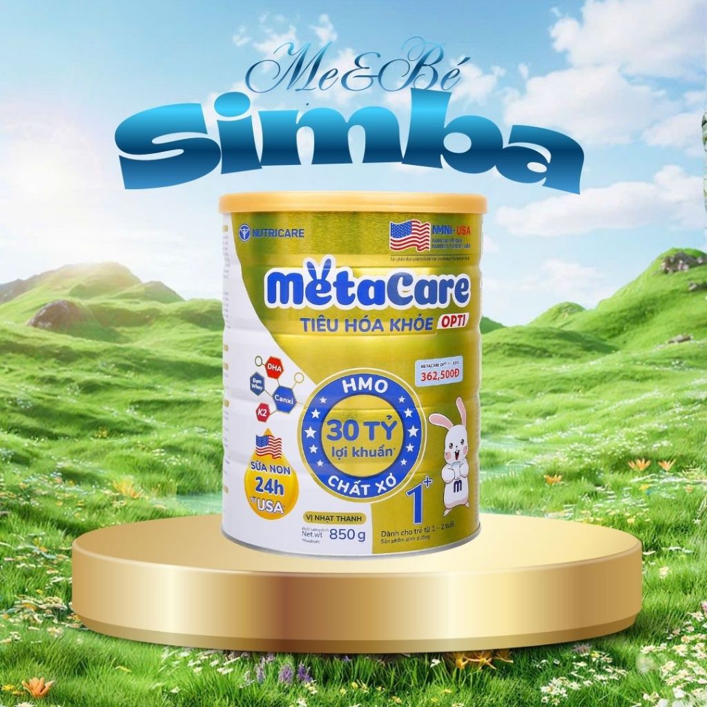 Sữa Bột MetaCare Opti Màu Vàng