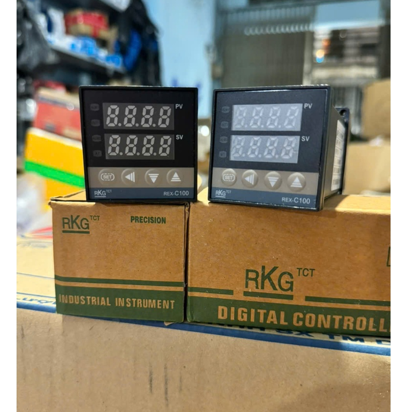 Bộ điều khiển nhiệt độ C100, Đồng hồ nhiệt độ Rex-C100 tối ưu điều khiển nhiệt