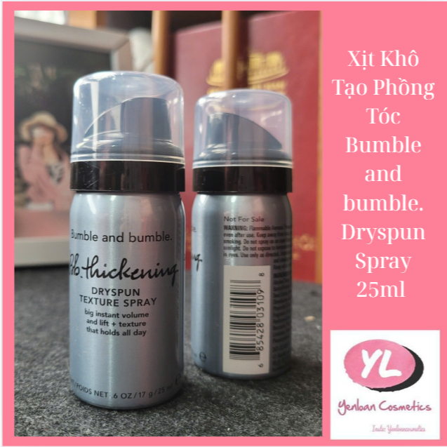 Xịt Khô Tạo Phồng Tóc Bumble and bumble. Dryspun Spray 25ml