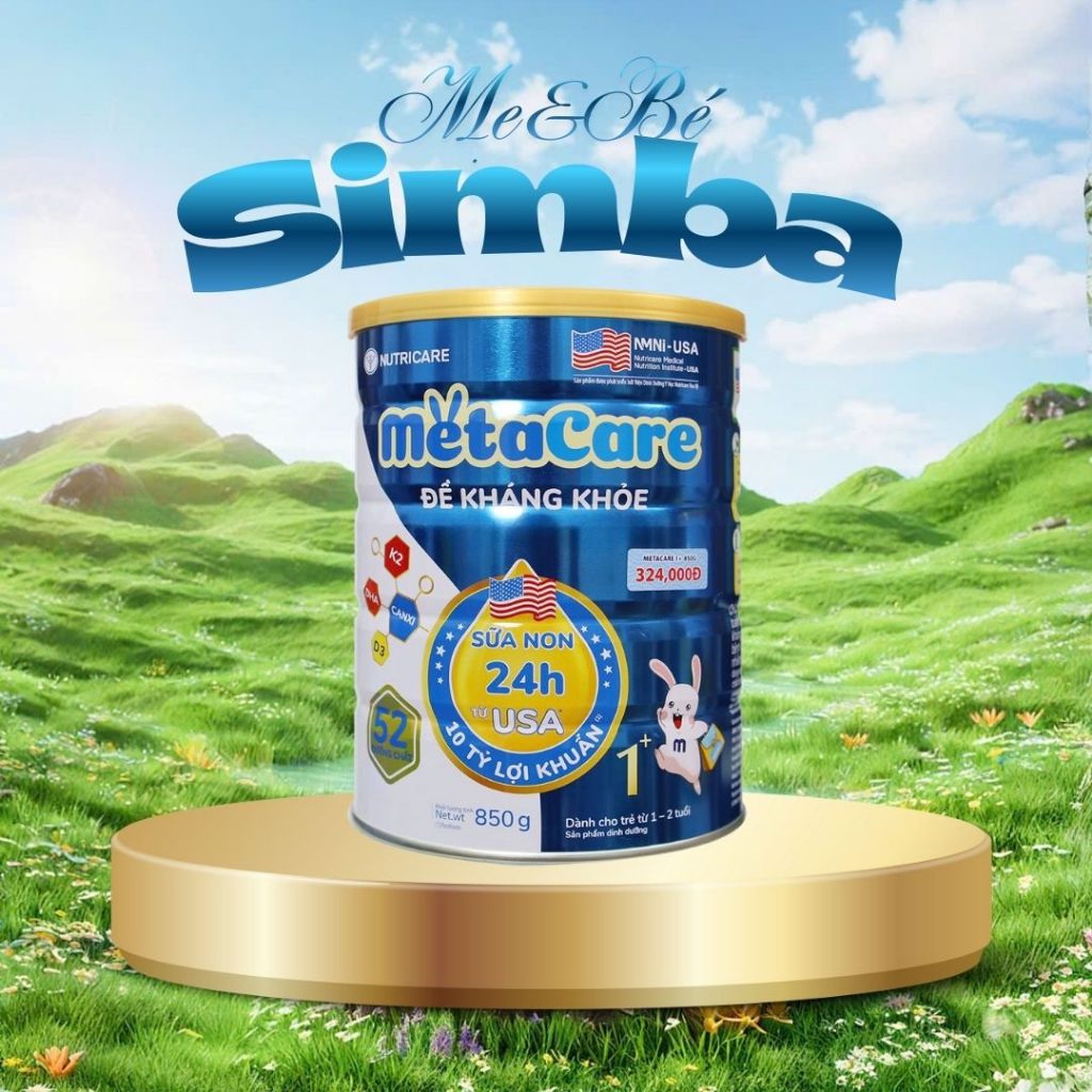 Sữa bột Metacare Màu Xanh