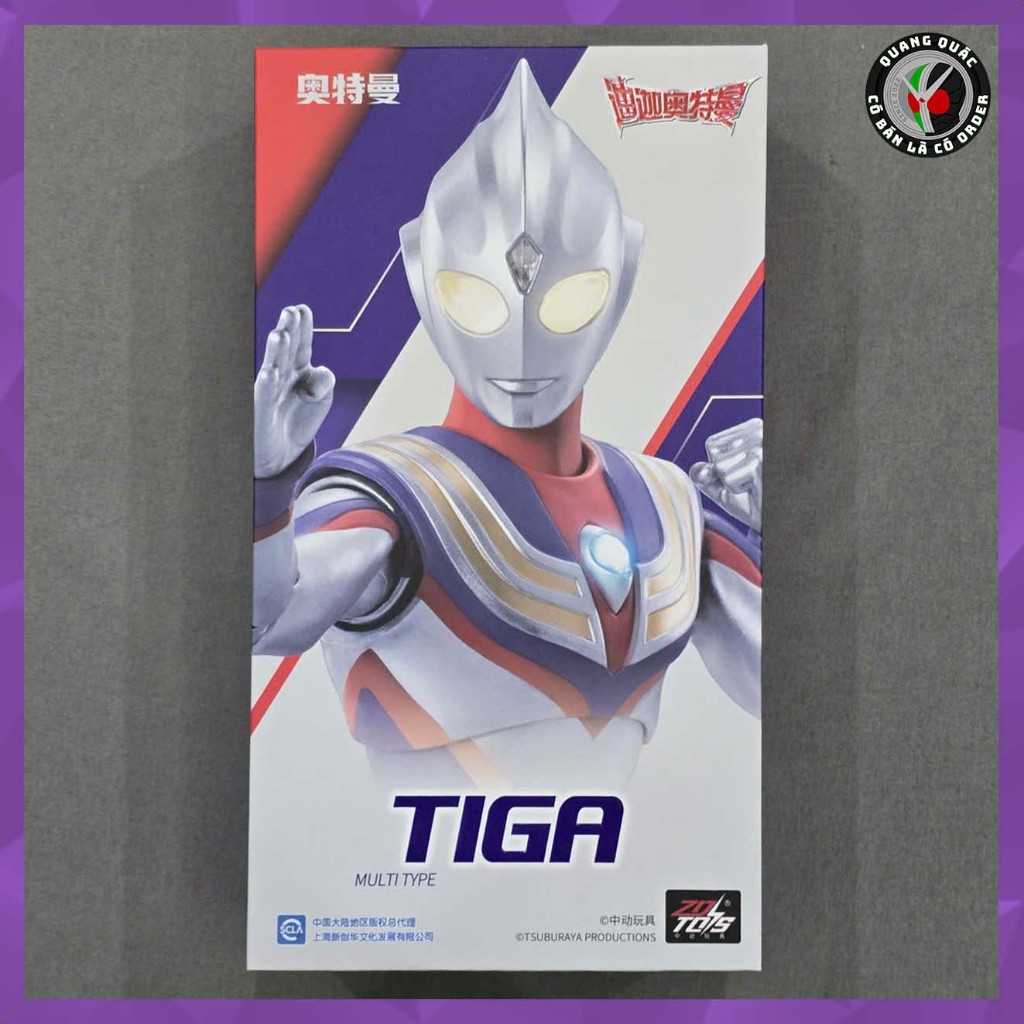 [SALE] Mô hình đồ chơi chính hãng ZD Toys Ultraman Tiga Multi Type - ZDToys Tiga