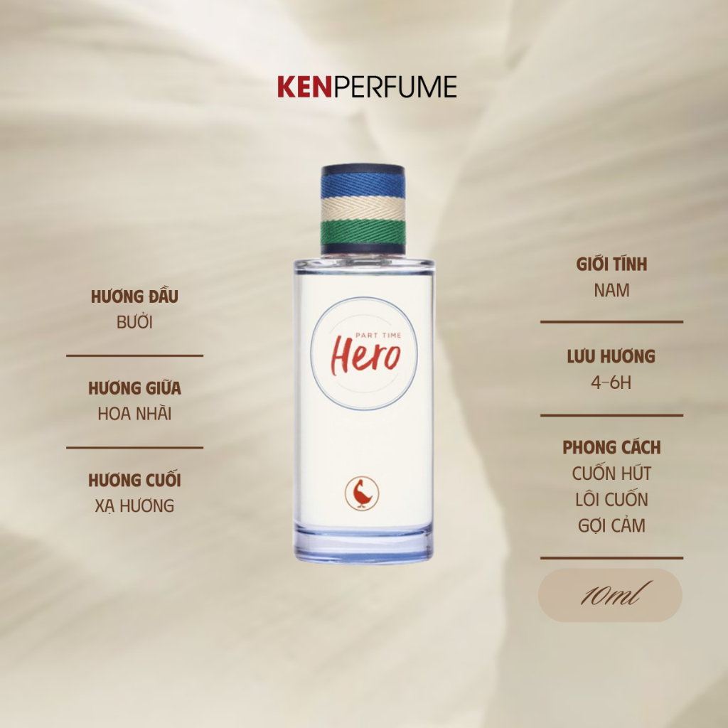10ML El Ganso Part Time Hero EDT | Nước Hoa Nam | Ken Perfume