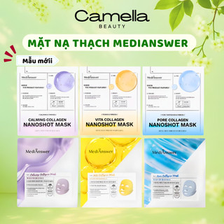 Hộp 5 Miếng Mặt Nạ Thạch Collagen MediAnswer Dưỡng Ẩm, Trẻ Hóa Làn Da - Camella Beauty