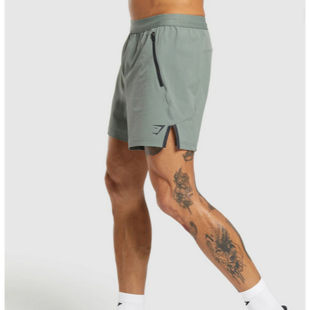 Apex 5" Hybrid Short Slim Fit - Unit Green