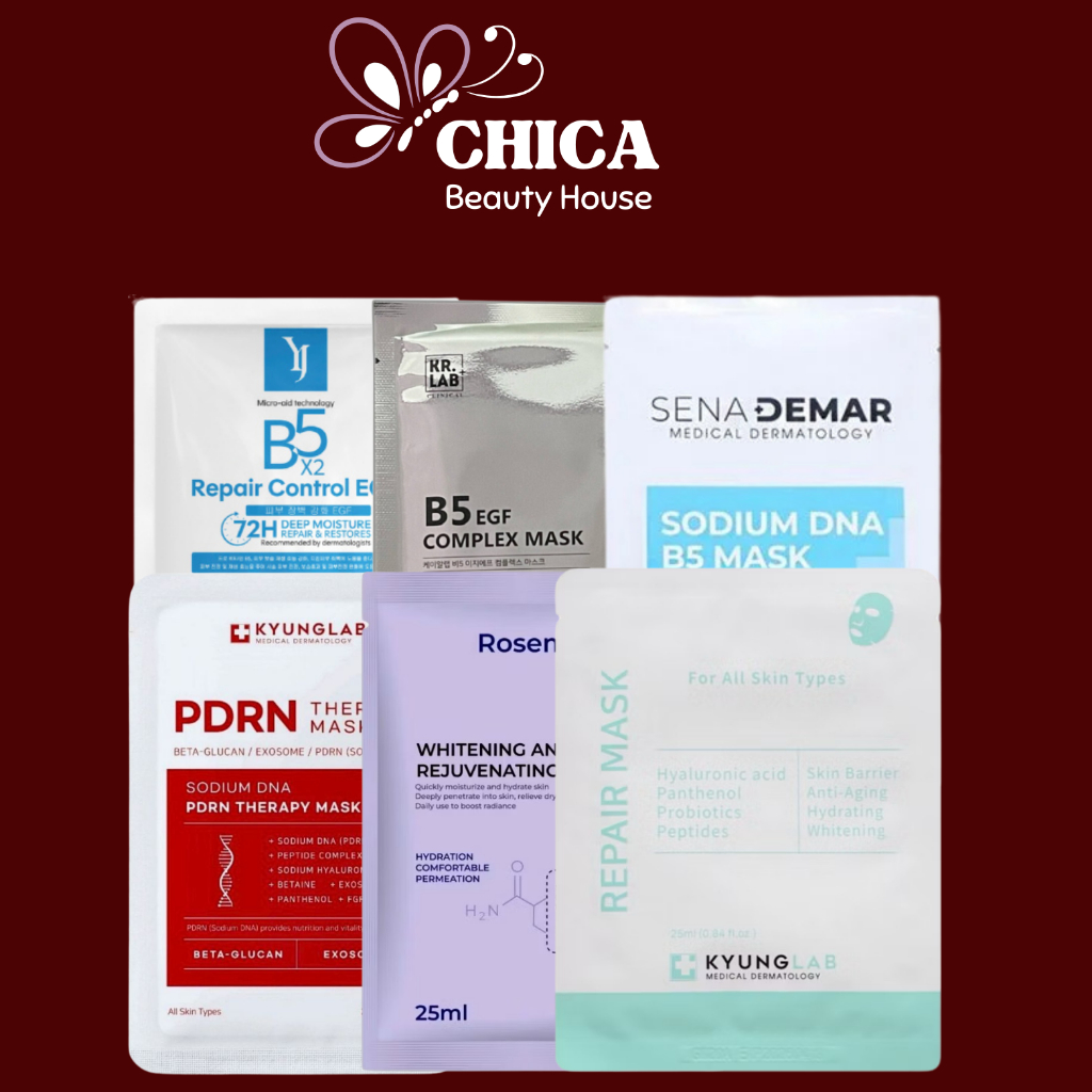 YUEJIN Mặt Nạ Dưỡng Da B5 Yuejin Repair Control EGF Cấp Ẩm Phục Hồi Dịu Da (25ml/miếng)