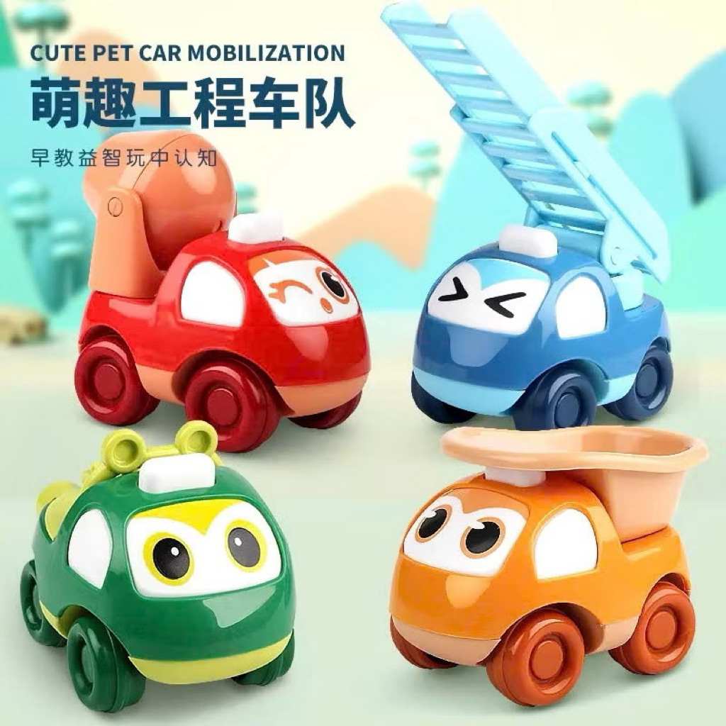 Túi 4 ô tô kĩ thuật dành cho bé - Ken’s Kids Toys Shop