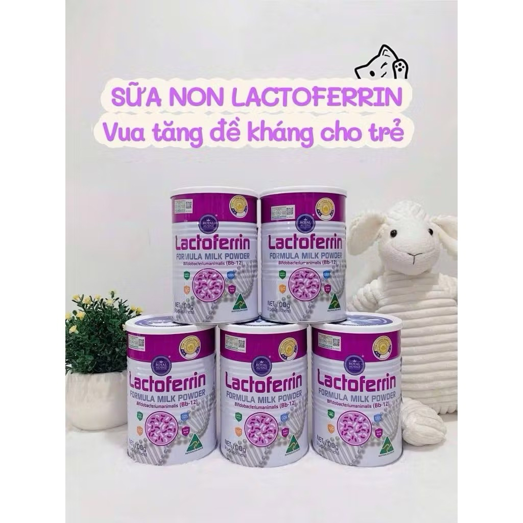 Sữa non Lactoferrin Hồng Hoàng Gia Úc Tăng Cường Sức Đề Kháng Cho Bé Hộp 50 gói x 2g - Sữa Karicare 