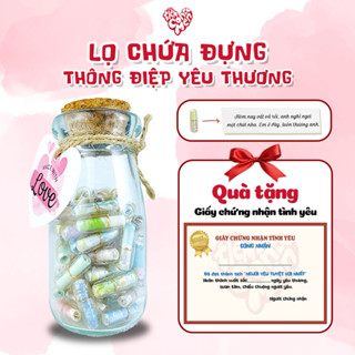 [GIẤY HOẠ TIẾT] Lọ Yêu Thương, Lọ Chữa Lành- Quà tặng ý nghĩa dành cho người yêu, bạn bè, người thân
