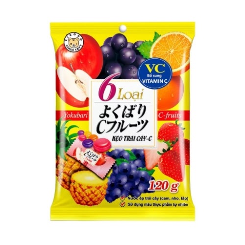 Kẹo trái cây 6 vị Eikodo