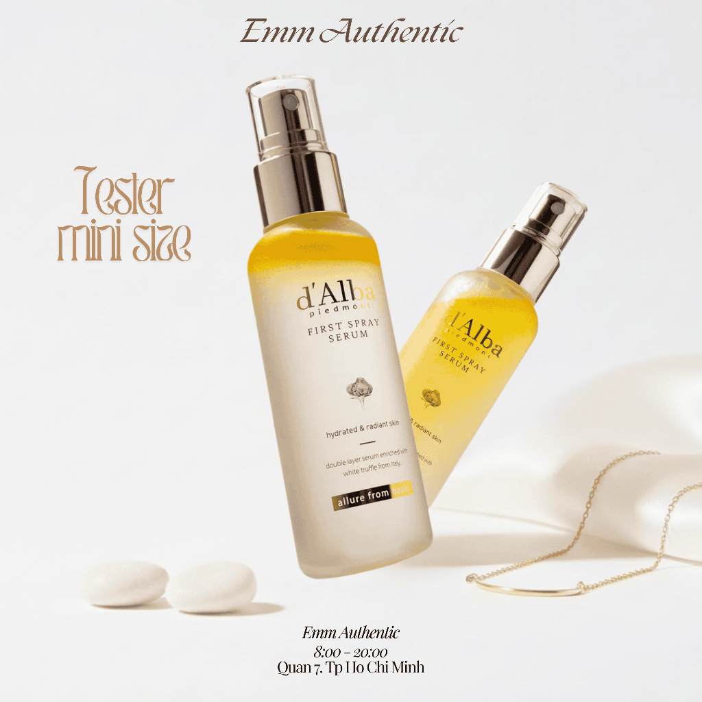 [CHIẾT CHÍNH HÃNG] Serum d'Alba Dạng Xịt Nấm Truffle Trắng Căng Bóng