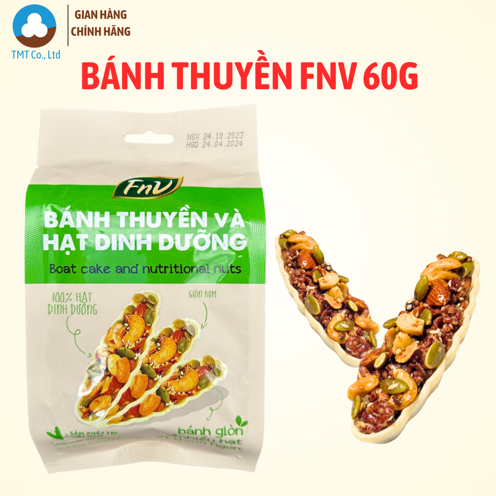 Bánh thuyền và hạt dinh dưỡng FnV 60g