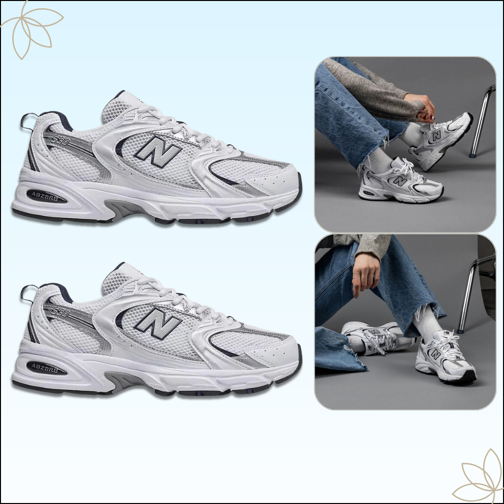 Giày Thể Thao New Balance 530 Xám Bạc - Sneaker Nam Nữ NB 530 Grey Navy Cao Cấp [ Ảnh Thật ]
